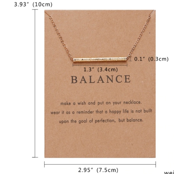 Balance Boho Indie Layering Gold Charm Necklace - Picture 4 of 8